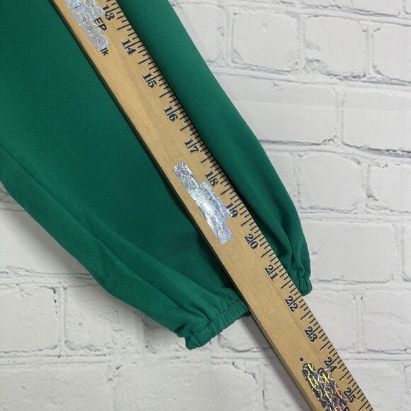 Eliza J Mini Sheath Dress Women's Size 8 Kelly Green Balloon Sleeve Stretch - Picture 11 of 13